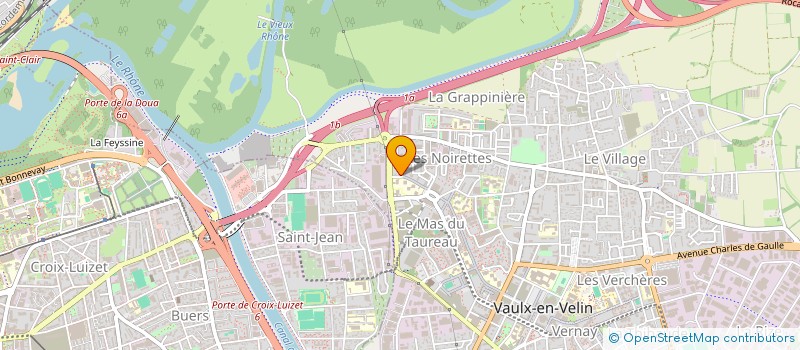 localisation de l'entreprise ASSIA TAXI  VAULX-EN-VELIN