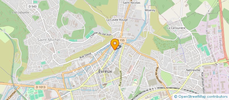 localisation de l'entreprise ASSIBA COIFFURE à EVREUX