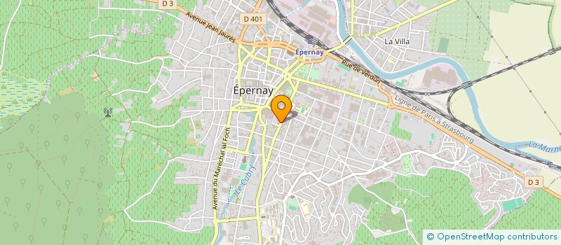 localisation de l'entreprise ASSIC POUR LA PROMOTION PROFESSIONNELLE à EPERNAY