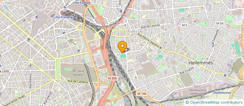 localisation de l'entreprise ASSICIATION DEPARTEMENTALE LES FRANCAS DU NORD à LILLE