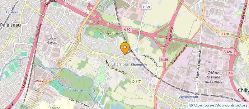 localisation de l'entreprise ASSIDEP SERRURERIE à CHAMPLAN