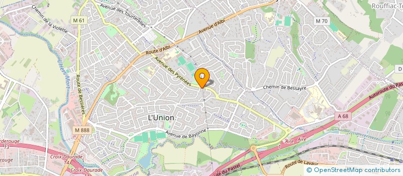 localisation de l'entreprise ASSIETE EN FETES à L'UNION