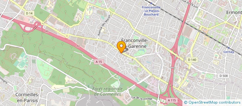 localisation de l'entreprise ASSIETTE BLANCHE  FRANCONVILLE