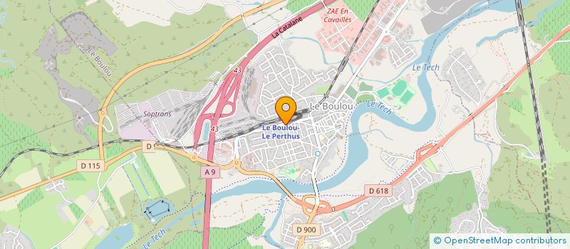 localisation de l'entreprise ASSIETTE CERETANE  LE BOULOU