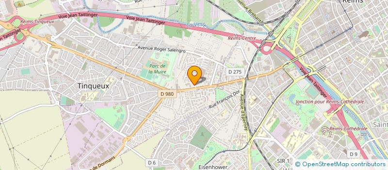 localisation de l'entreprise ASSIETTE CHAMPENOISE  TINQUEUX