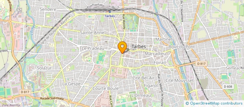 localisation de l'entreprise ASSIETTE KEBAB  TARBES