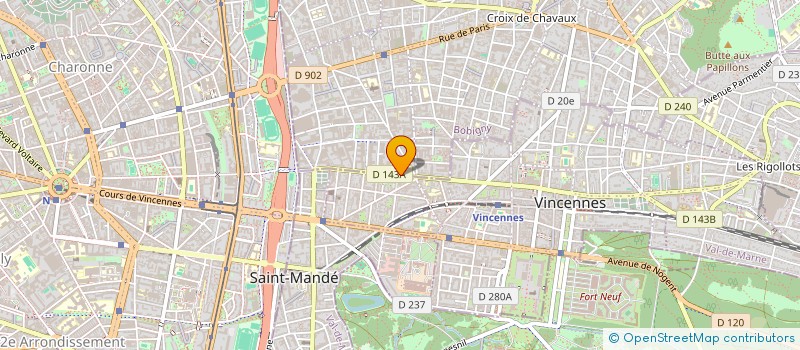 localisation de l'entreprise ASSIETTE VOYAGEUSE à MONTREUIL