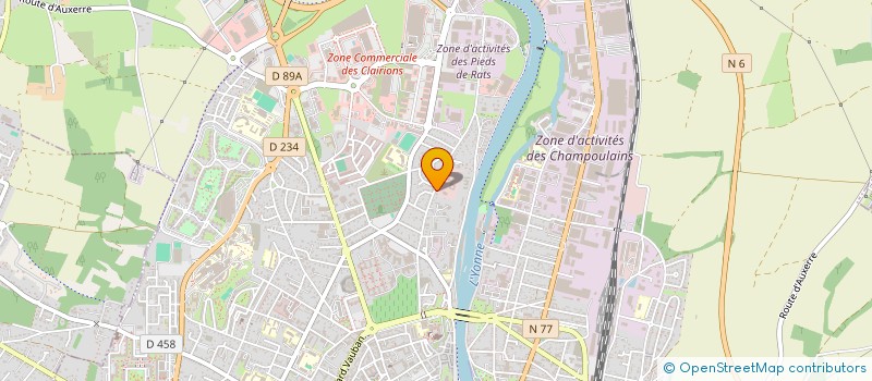 localisation de l'entreprise ASSIETTES DE NOS FERMES à AUXERRE
