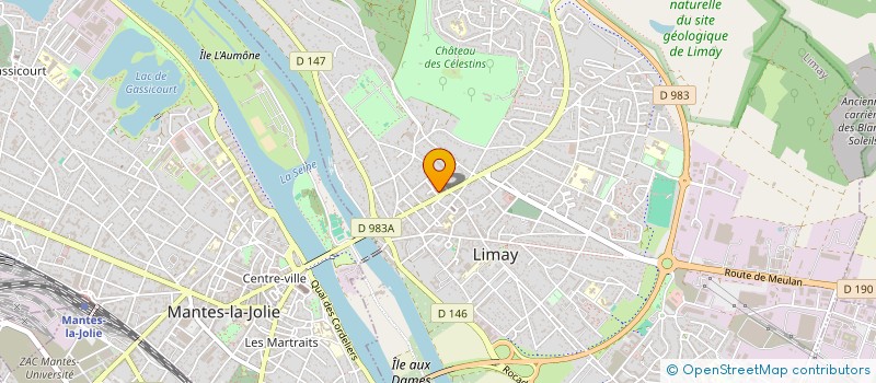 localisation de l'entreprise ASSIGN ME  LIMAY