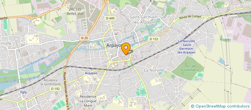 localisation de l'entreprise ASSIL à ARPAJON