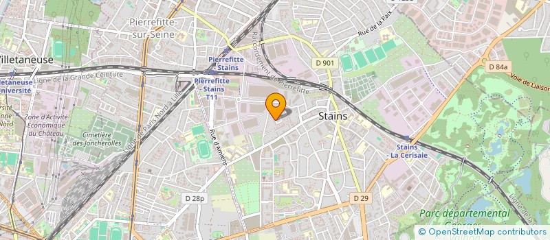 localisation de l'entreprise ASSILA à STAINS