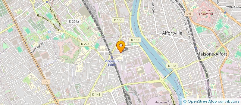 localisation de l'entreprise ASSILIA TRANSPORTS  VITRY-SUR-SEINE