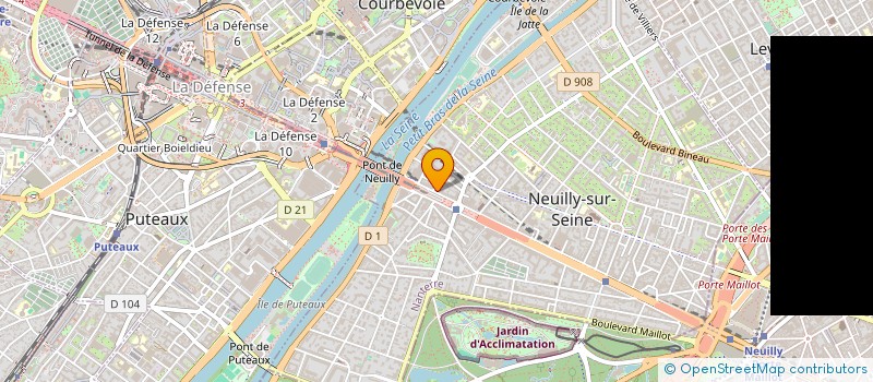 localisation de l'entreprise ASSIMA FRANCE à NEUILLY-SUR-SEINE