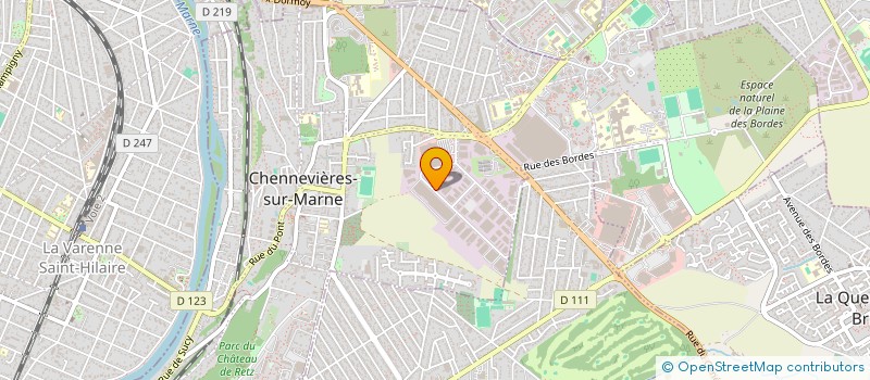 localisation de l'entreprise ASSIMIL SA à CHENNEVIERES-SUR-MARNE