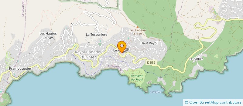 localisation de l'entreprise ASSIMMO à RAYOL-CANADEL-SUR-MER