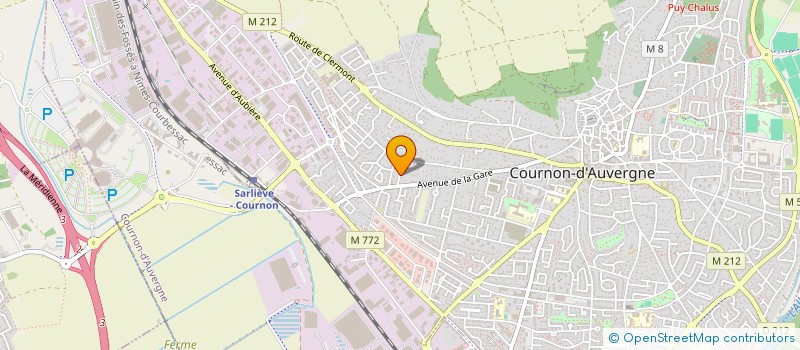 localisation de l'entreprise ASSIMMO 63  RIOM