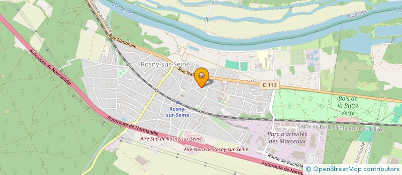 localisation de l'entreprise ASSIO  ROSNY-SUR-SEINE