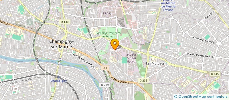 localisation de l'entreprise ASSIRAM  CHAMPIGNY-SUR-MARNE