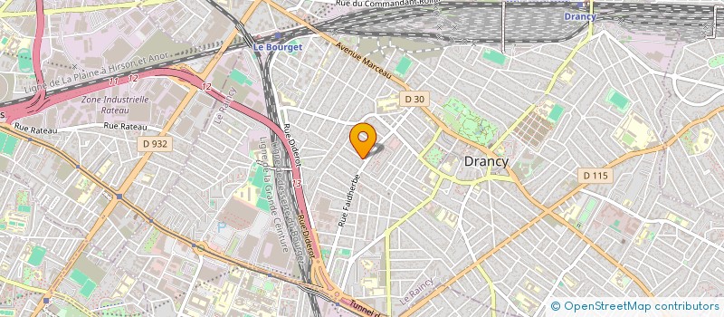 localisation de l'entreprise ASSIREM à DRANCY