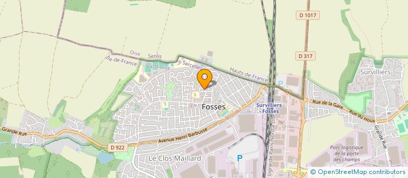 localisation de l'entreprise ASSIREM  FOSSES