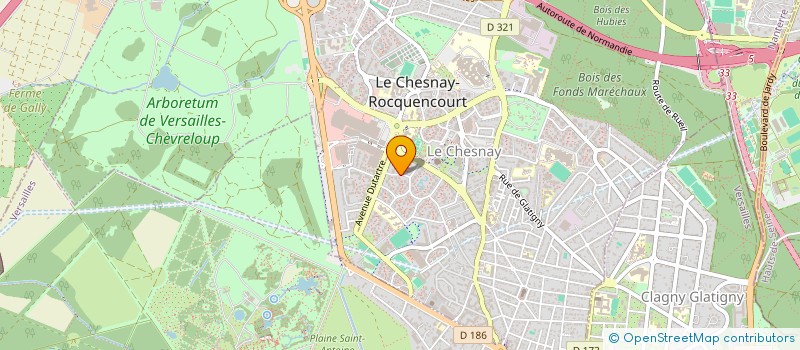 localisation de l'entreprise ASSIREM IMMO  LE CHESNAY-ROCQUENCOURT