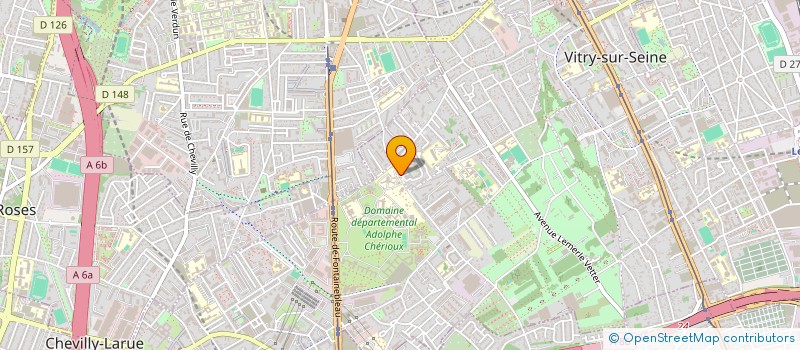 localisation de l'entreprise ASSIREM SARL à VITRY-SUR-SEINE