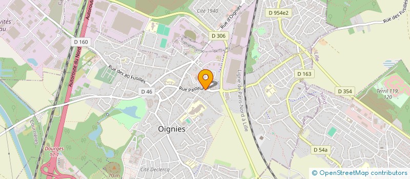 localisation de l'entreprise ASSIS GARDIEN PREVEN SECURIT VIGILE 2000 à OIGNIES