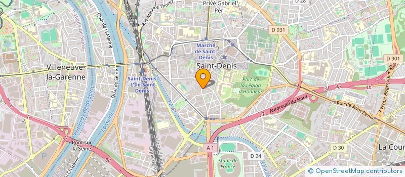 localisation de l'entreprise ASSIS TECH URBAN MAITR OUVRA INGEN FONCI à SAINT-DENIS