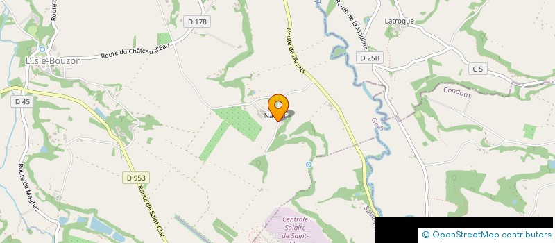 localisation de l'entreprise ASSISE  L'ISLE-BOUZON