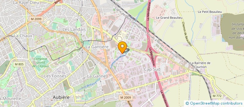 localisation de l'entreprise ASSIST@  CLERMONT-FERRAND