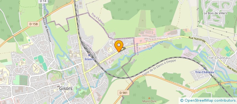 localisation de l'entreprise ASSIST'ANA  GISORS