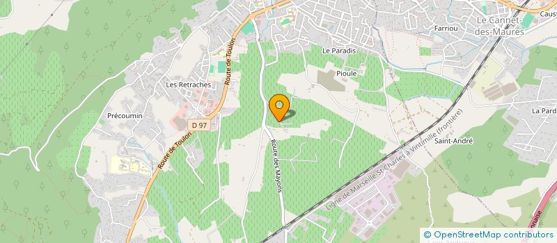 localisation de l'entreprise ASSIST ANIMAUX à LE LUC