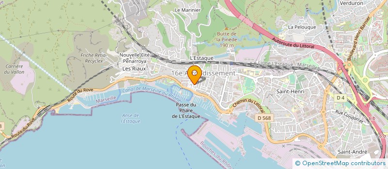 localisation de l'entreprise ASSIST APPLIC TECHNOLOGIES AVANCEES à MARSEILLE 16EME