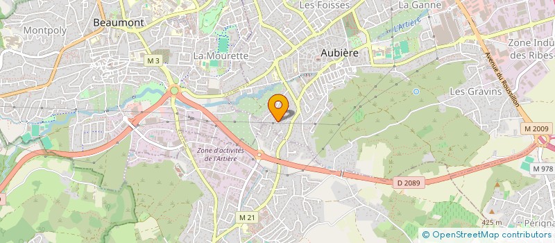 localisation de l'entreprise ASSIST'AUDE  PERIGNAT-LES-SARLIEVE