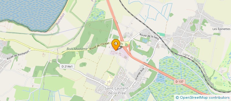 localisation de l'entreprise ASSIST CAMPING CAR  SAINT-LAURENT-DE-LA-PREE