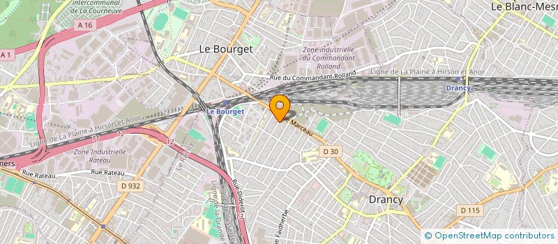 localisation de l'entreprise ASSIST DOMICILE SERVICES  DRANCY