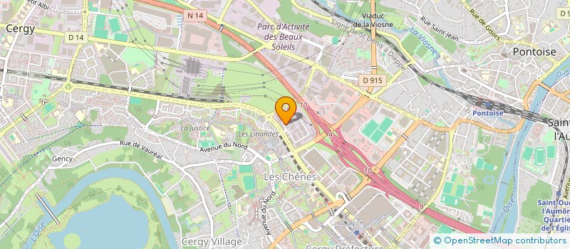 localisation de l'entreprise ASSIST'FAMILLE FORMATION  CERGY