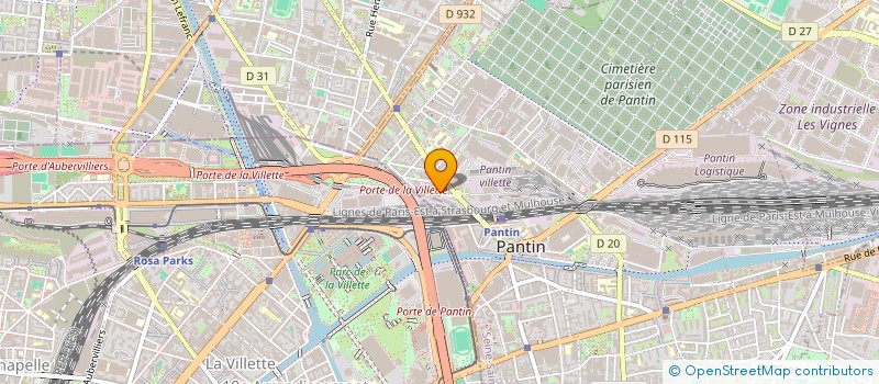 localisation de l'entreprise ASSIST FORMA à PANTIN