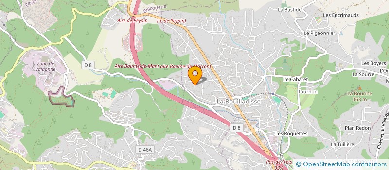 localisation de l'entreprise ASSIST IMMO  LA BOUILLADISSE