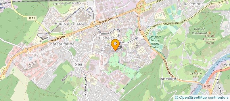 localisation de l'entreprise ASSIST MAINTENANCE MANUTENTION INDUSTRIE à BESANCON