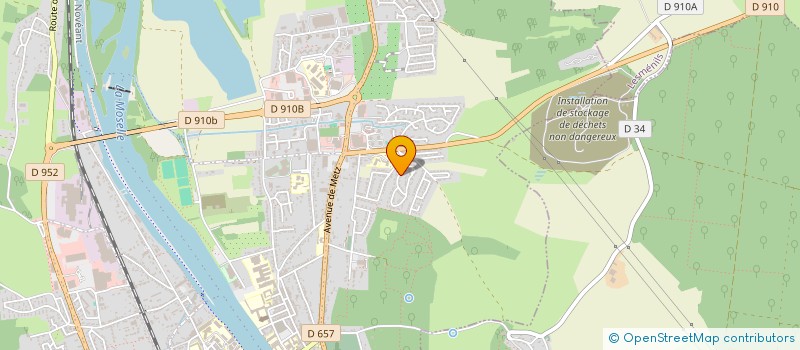 localisation de l'entreprise ASSIST MATERNELLES PAYS MUSSIPONTAIN  PONT-A-MOUSSON