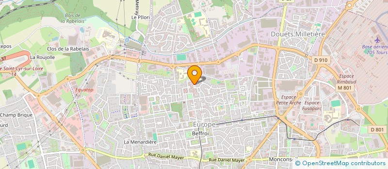 localisation de l'entreprise ASSIST-MEDICALL  TOURS