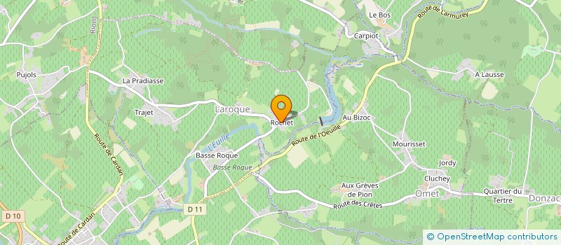 localisation de l'entreprise ASSIST-MO à LAROQUE