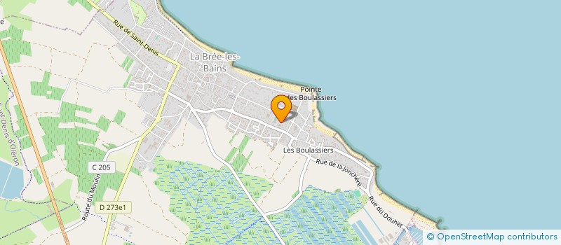 localisation de l'entreprise ASSIST&MOI  LA BREE-LES-BAINS