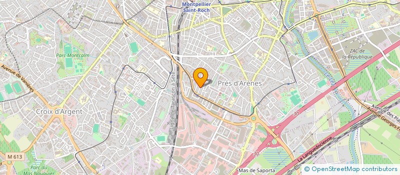 localisation de l'entreprise ASSIST.NET  MONTPELLIER