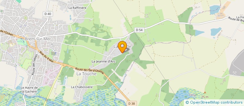 localisation de l'entreprise ASSIST-OFFICE à BREM-SUR-MER