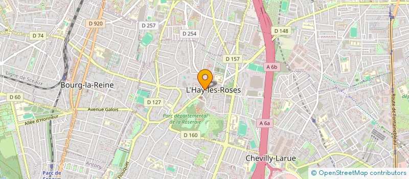 localisation de l'entreprise ASSIST PERSONNE HANDIC MAINTIEN DOMICILE à L'HAY-LES-ROSES