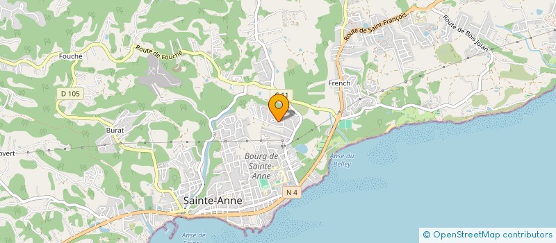 localisation de l'entreprise ASSIST PLOMBERIE INSTALL CLIMATIQUE  SAINTE-ANNE