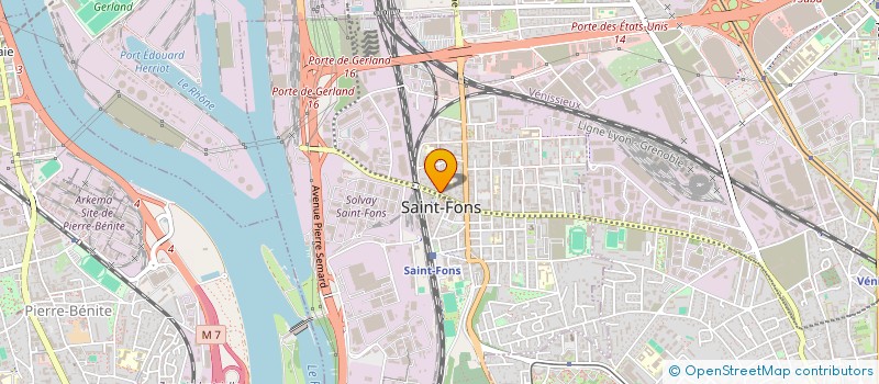 localisation de l'entreprise ASSIST PLUS  SAINT-FONS