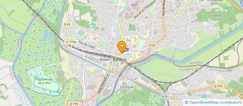 localisation de l'entreprise ASSIST REALISATION CONCEPTION ETUDESBAT  REDON